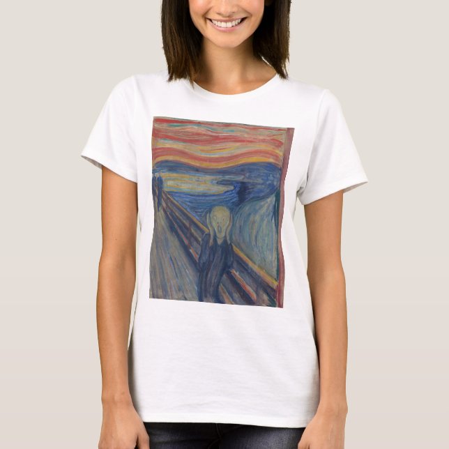 Camiseta O Gritar, Edvard Munch (Frente)
