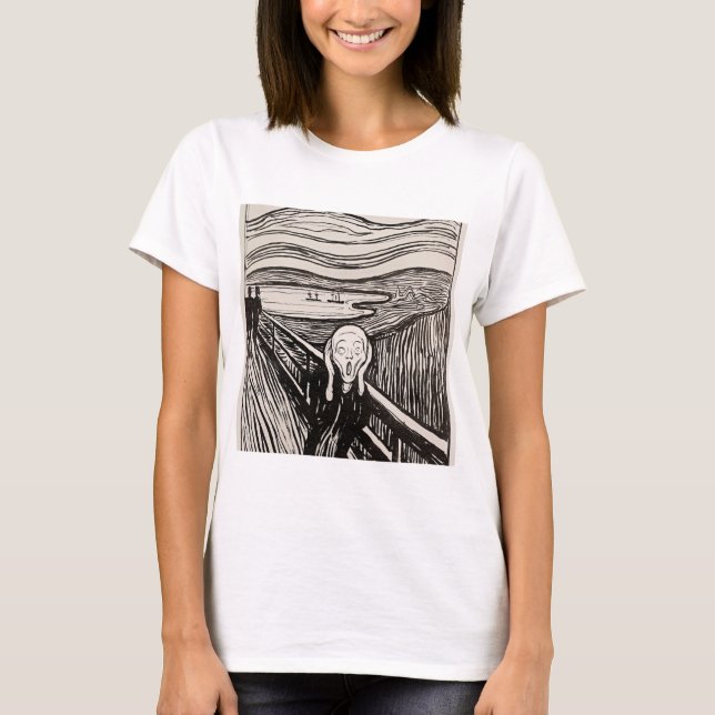 Camiseta O Gritar Edvard Munch (Frente)