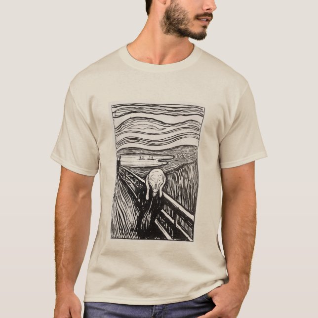 Camiseta O Grito 2 de Munch (Frente)