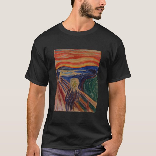Camiseta O Grito de Edvard Munch – Arte Icônica (Frente)