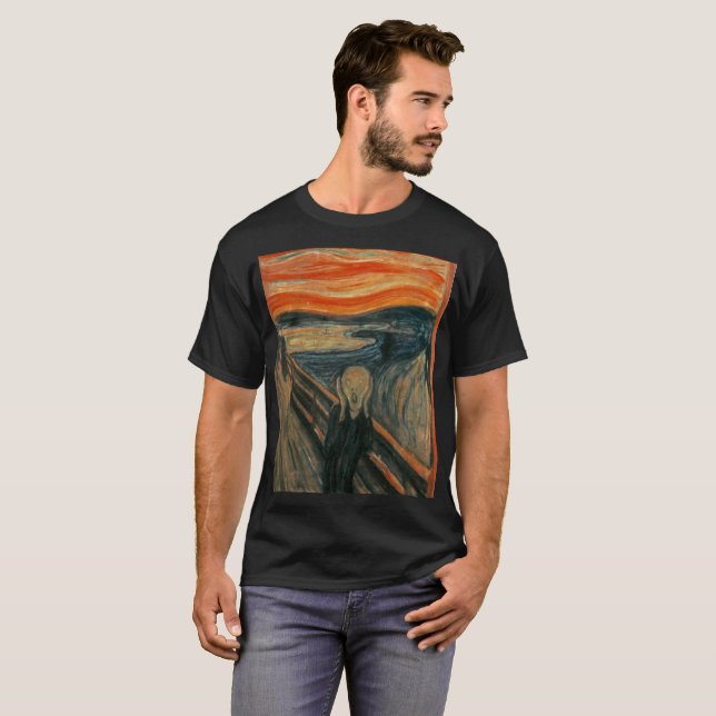 Camiseta O Grito - Edvard Munch (Frente Completa)