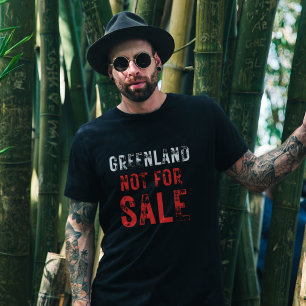 Camiseta O Grönland Não Está À Venda Citação Política