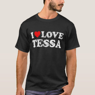 Camiseta O Grunge Desapontado Vestiu Estilo Eu Amo Tessa