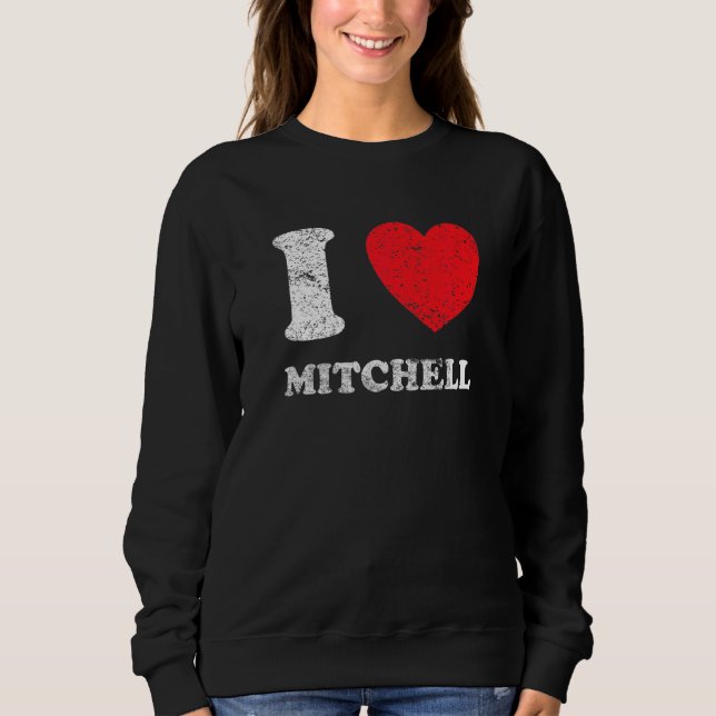 Camiseta O Grunge Vestido Estilo Eu Amo Mitchell (Frente)