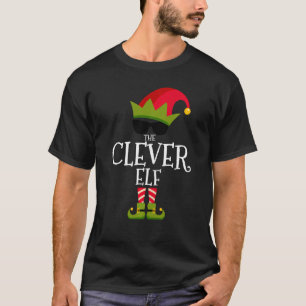 Camiseta O Grupo da Família de Figurinos do Elf Clever