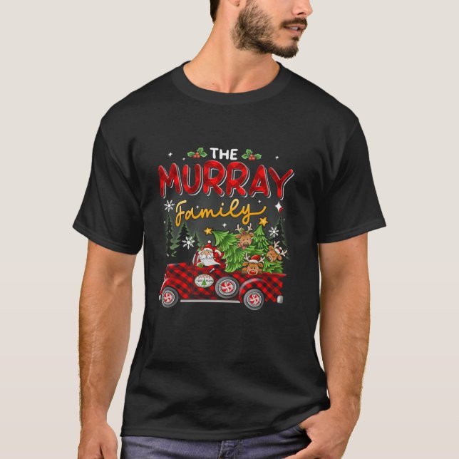 Camiseta O Grupo de Pijamas da Família Murray (Frente)