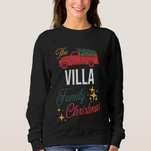 Camiseta O Grupo de Pijamas de Natal da Família Villa.