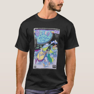 Camiseta O grupo de vida moderna de Rocko disparou contra a