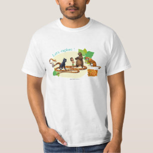 Camiseta O grupo do livro da selva disparou em 4