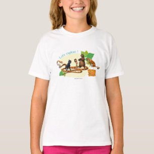 Camiseta O grupo do livro da selva disparou em 4