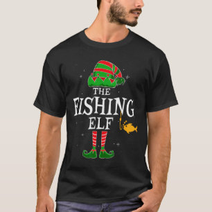 Camiseta O Grupo Elf de Pesca Corresponde ao Natal da Famíl