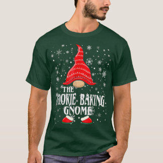 Camiseta O Grupo Familiar Cookie Baking Gnome Matching Chri