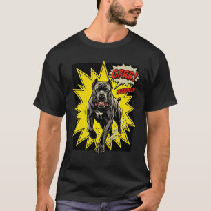Camiseta O Guarda-Costas Romano: Cane Corso Pop Art Vibrant