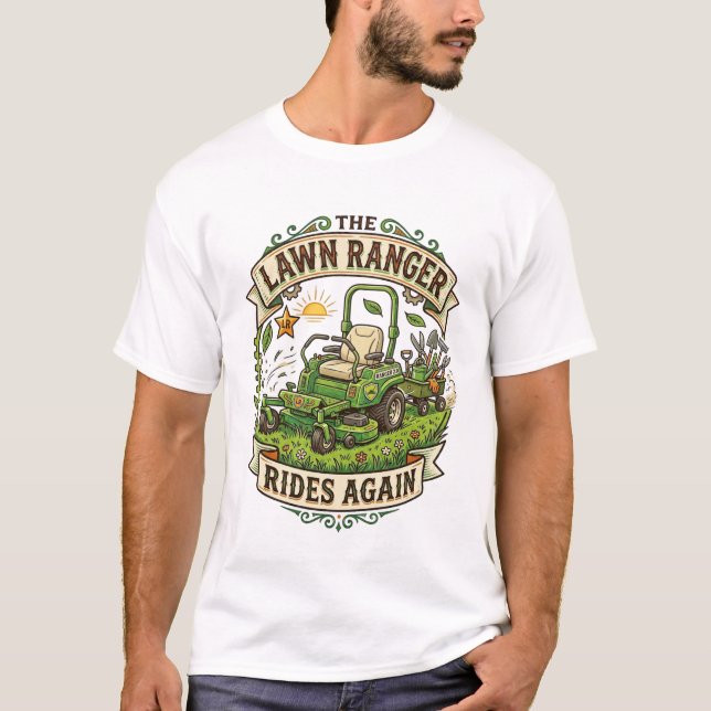 Camiseta O Guarda do Gramado Cavalga Novamente (Frente)