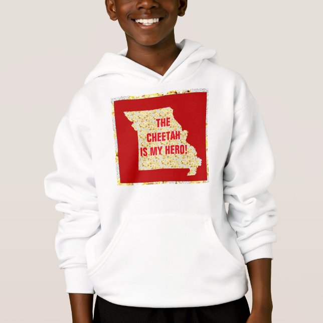 CAMISETA O GUEPARDO É MEU HERÓI! (Frente)