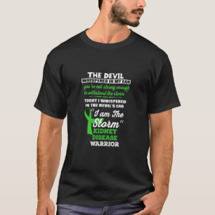Camiseta O Guerreiro Da Doença Renal Eu Sou A Fita De Tempe
