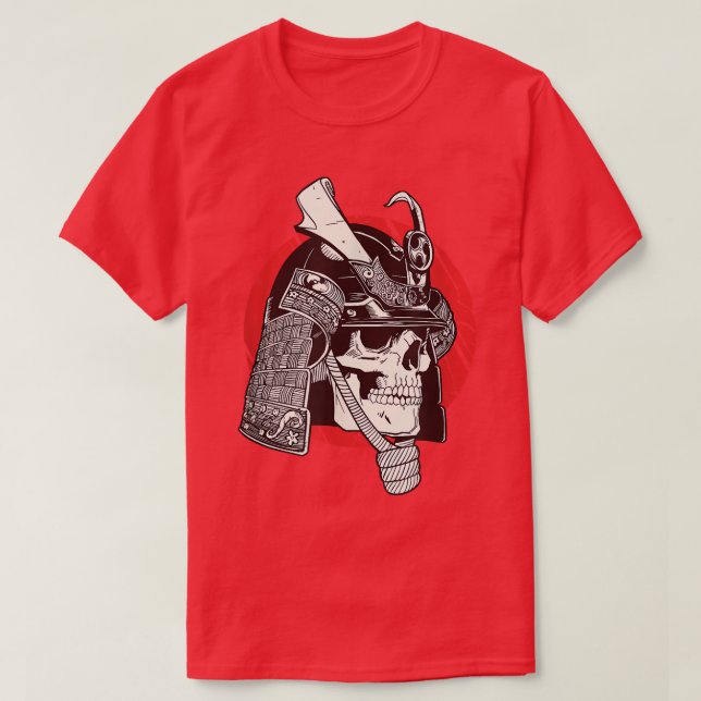 Camiseta O Guerreiro Japonês Samurai Bushido Codifica Espad (Frente do Design)
