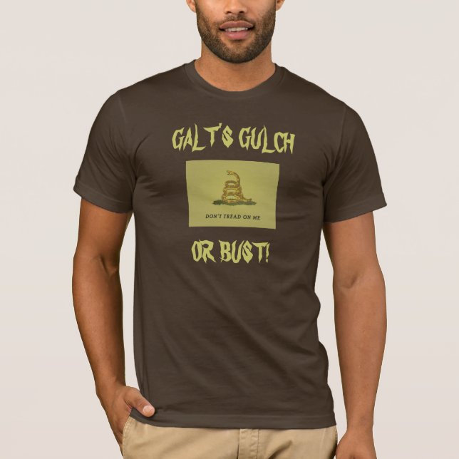 CAMISETA O GULCH OU O BUSTO DE GALT! (Frente)