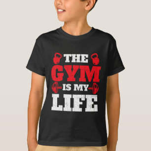 Camiseta O Gym É A Minha Vida - O Bacalhau De Elevação De P
