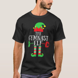 Camiseta O Gymnast Elf Matching Family Group Natal Pa