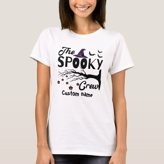 Camiseta O Halloween da Spooky Crew (Frente)