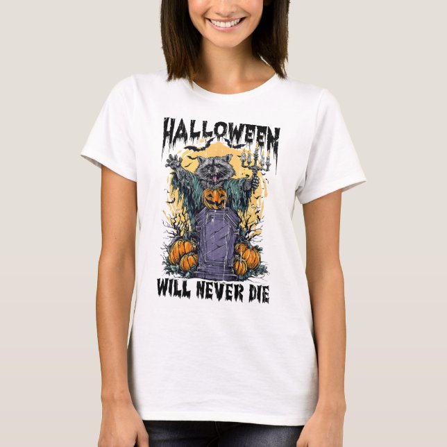 Camiseta O Halloween Nunca Morrerá (Frente)