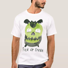 Camiseta O Halloween se divertiu por todas as idades.