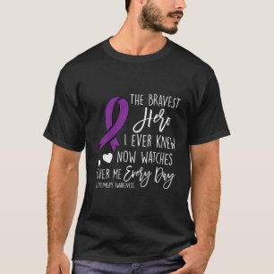 Camiseta O Herói Mais Bravo Já Olhou Por Mim Alzheimers H
