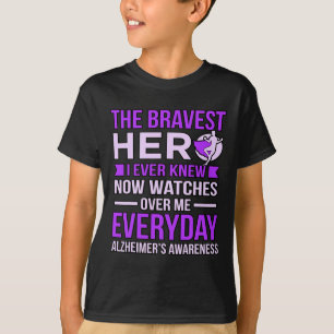 Camiseta O Herói Mais Corajoso Me Observa Conscientização d