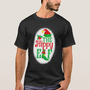 Camiseta O Hippy Elf Correspondente Família Natal Elf Desco