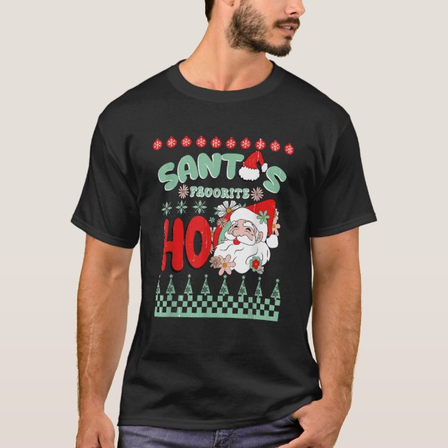Camiseta O Ho favorito do Papai Noel  (Frente)