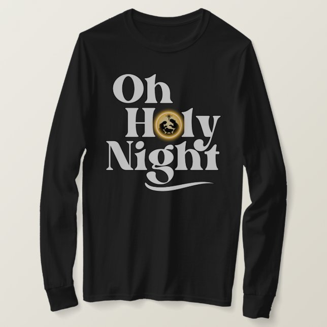 Camiseta O Holy Night (Frente do Design)