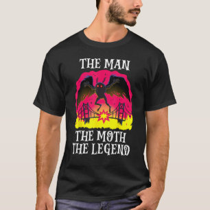 Camiseta O Homem A Mama A Lenda Mothman Folklore Creep