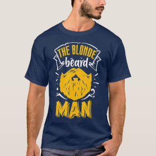 Camiseta O Homem-Barba-Loiro Manguejava Homens Barbardos Pa