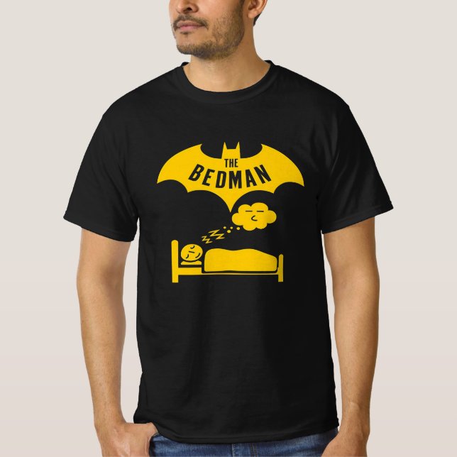 Camiseta O Homem-Bebê - Dormir Hero Parody Tee (Frente)