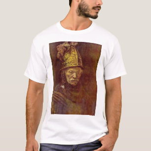 Camiseta O homem com o capacete dourado