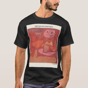 Camiseta O HOMEM DE CONFUSÃO por PAUL KLEE,Abstrato vintag