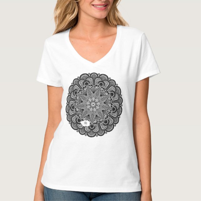 Camiseta "O Homem do Espelho" (monocromático) (Frente)