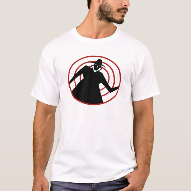 Camiseta O homem do perigo (Frente)