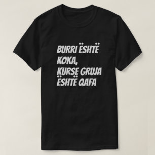 Camiseta o homem é a cabeça, as mulheres são o pescoço