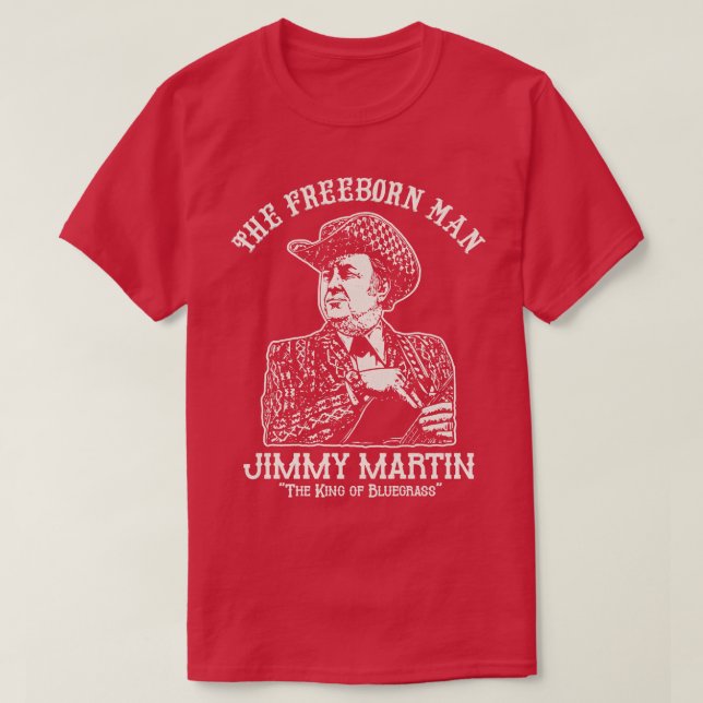 Camiseta O Homem Livre Jimmy Martin (Frente do Design)