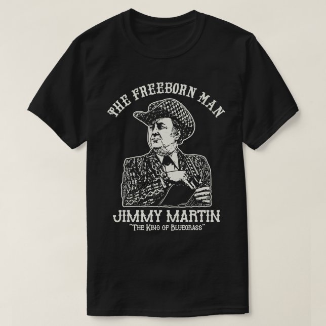 Camiseta O Homem Livre Jimmy Martin (Frente do Design)