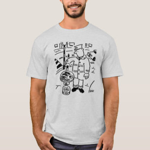 Camiseta O Homem-Lupa Cozinha O Café Da Manhã Usando Seu 