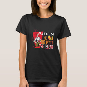 Camiseta O homem mito a lenda Aiden Premium