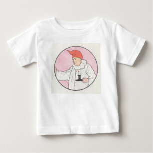 Camiseta O homem na lua olhou para fora da lua