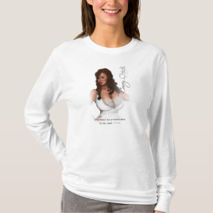 Camiseta O homem não pode viver no pão apenas