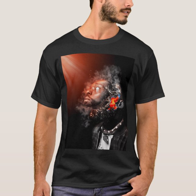 Camiseta O Homem Negro (Frente)