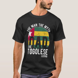 Camiseta O Homem O Mito A Lenda Togolesa - Pais