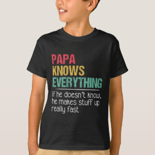 Camiseta O Homem O Mito A Má Influência Ele Sabe Tudo