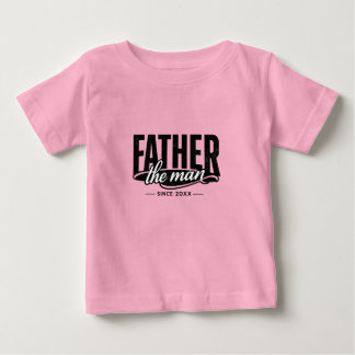 Camiseta O Homem O Mito Pai Desde 20XX 